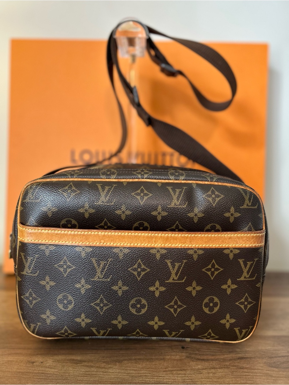 Vintage Louis Vuitton Monogram Canvas Reporter PM.
